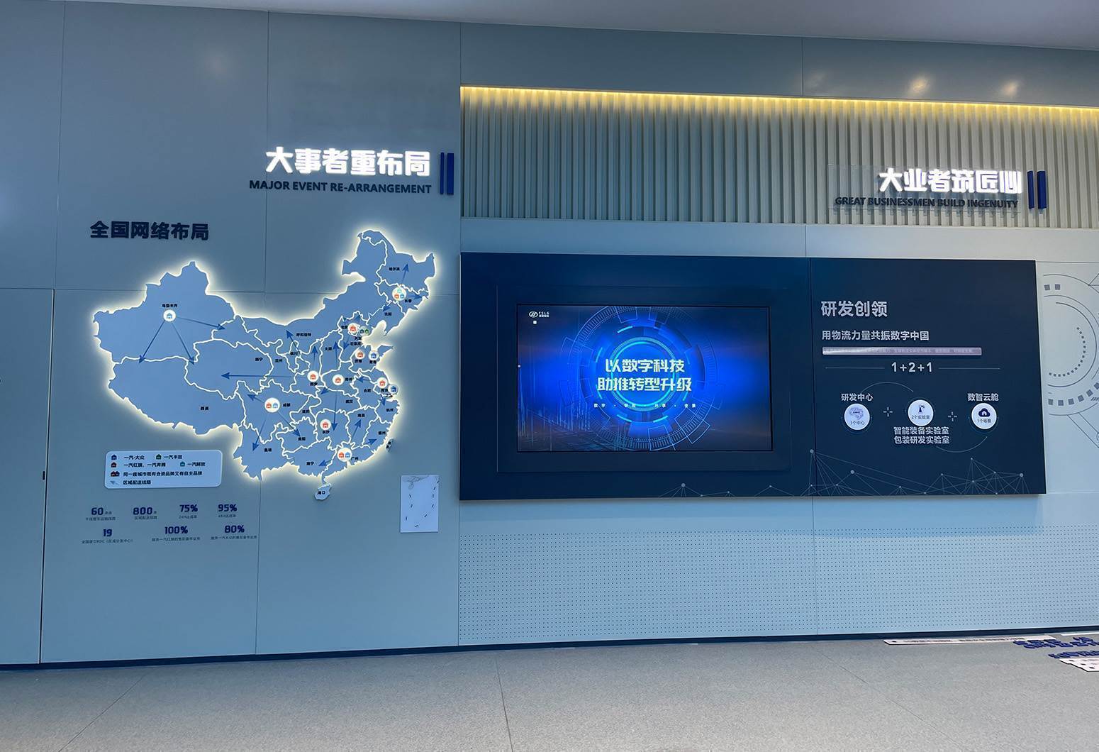一汽富晟物流数智云舱展示中心